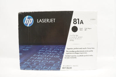 HP CF281A LaserJet Print Cartridge Black 81A MFP M630
